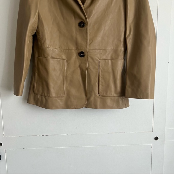 Rouje Jaubert Jacket - Camel Lamb Leather - Picture 3 of 11